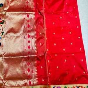 New Paithani Saree With Blouse Piece