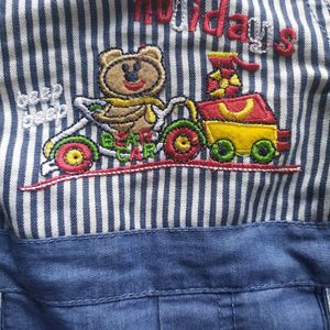 Combo of 2 Kids Dungarees