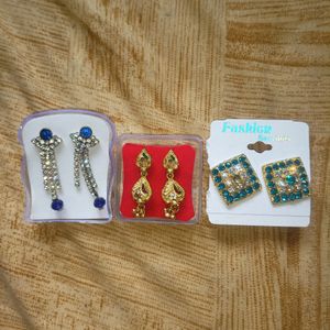 Combos Of 3 pcs Designer earrings....