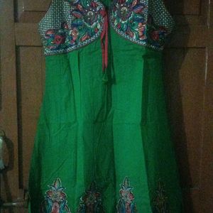 Green 💚 Round Kurti