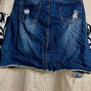 Denim skirt