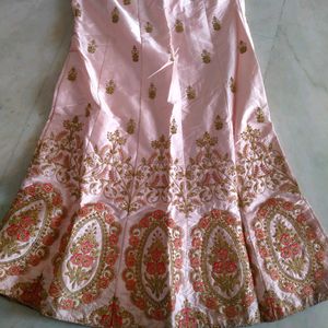 Peach  Shade Beautiful Lehnga