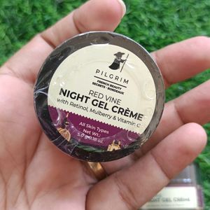 Pilgrim Red Bine Night Gel Creme Pack Of 3