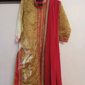 3 Piece Set Kurta , Ghagra , Dupatta