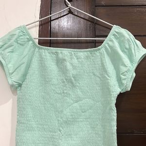 Women Turquoise Top