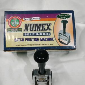 Numex Model SG-T-253 BATCH PRINTING MACHINE