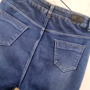 Blue High Waist Jeans For Women