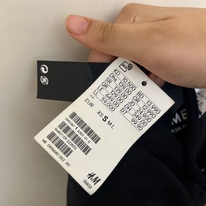 H&M Black And Pink Hoodie