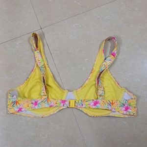 Bright Yellow Bikini Top Kum Bra