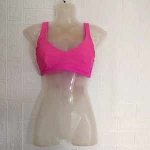 Pink Shein Bralette Top