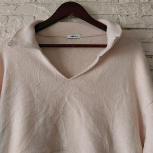 Crop Sweater Of Fleece