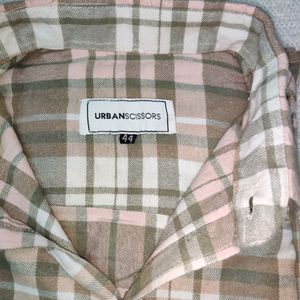 Urbanscissors Chekes Shirt For Men