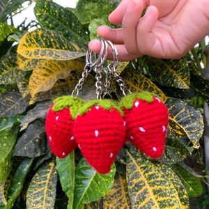 Strawberry Keychain