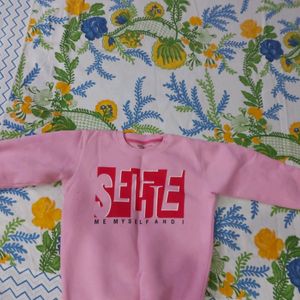 Girls Woollen Sweatshirt(4-6year Old)