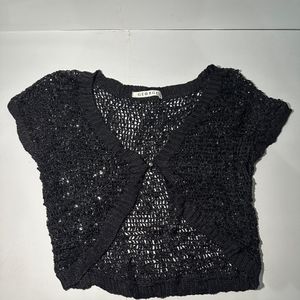 Black Net Top