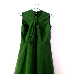 Green Skater Dress