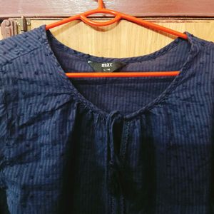 Navy Blue Top From MAX