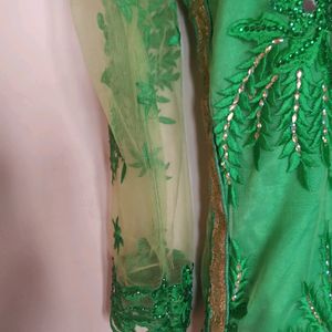 Beautiful Heavy Embroidery Kurti With Legi Dupatt