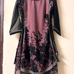 Georgette Top Mauve Shade