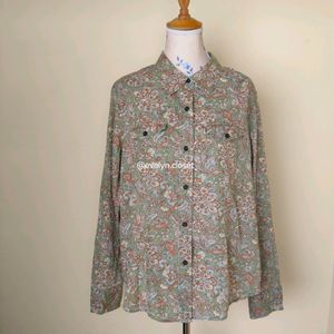 Liz Claiborne Floral Shirt