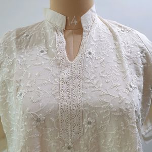 Beautiful chikankari embroidery Dress