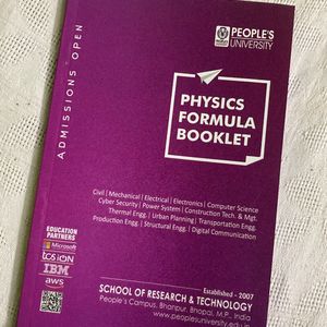 Physics Formula Booklet