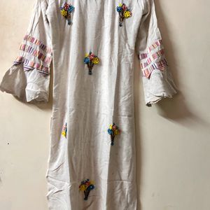 Rayon Kurta And Pant Set