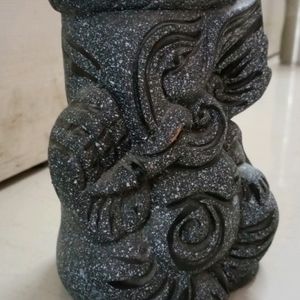 Lord Ganesha Ceramic Flower Vase