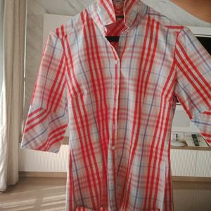 Fixed Price White And Red striped Shirt