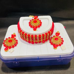 kundan choker necklace set