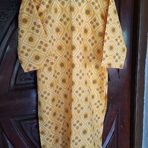 New Yellow Colour Kurta