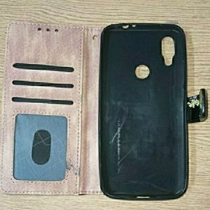 Mi Redmi Note-7 Gladly Flip Cover (Rose Black)