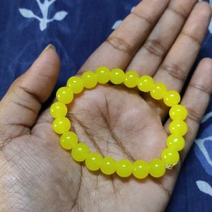 Lime Yellow Bracelet | Glass Beads Bracele