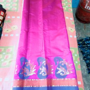 Beautiful Purple Colour Saree Totally New Sare