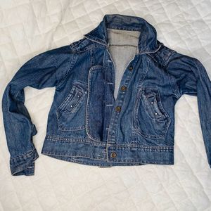 Denim Crop Jacket 😍