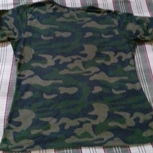 Camouflage Print Unisex Tshirt