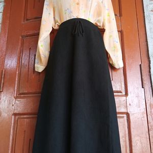 Woollen skirt And Chiffon tops