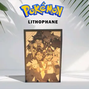 Pokemon Light Showpiece Lithophane