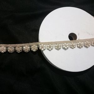 9 Meter Golden Embroidery Lace Border