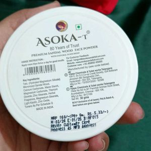 Ashoka Premium Sandal Powder Wth Natural Sunscreen