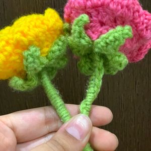 Crochet Roses 1 Pc