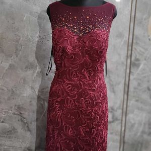 Maroon Long Dress