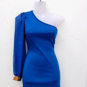 One Side Shoulder Dress ✨💙