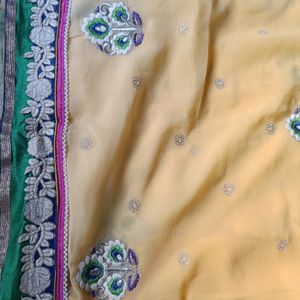 Designer Shading Saree