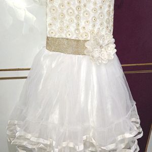 (9month-1.5yr)Fairy White Frock/Gown