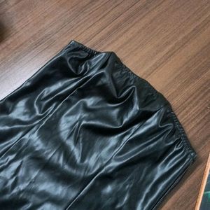 Black Leather Bodycon Dress