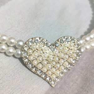 Pearl Heart Necklace