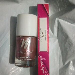Nail Polish With New Lipstick 💄💋