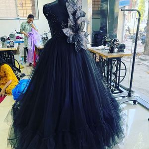 Designer Heavy Gown Sequin Work