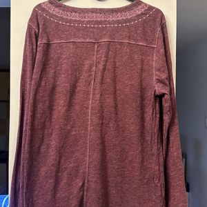 Brownish Red Tunic Top